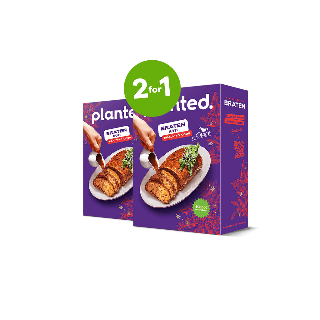 planted.braten 2 für 1 – Planted Foods DE/AT
